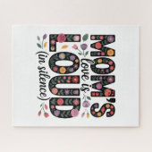 Mom’s Love Is Loud (In Silence) Puzzle (Horizontal)