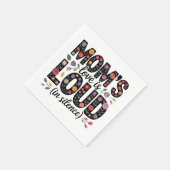 Mom’s Love Is Loud (In Silence) Serviette (Ecke)