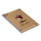 Mom’s Rustic Kitchen Recipe Layout Editable Notizblock (Rechte Seite)