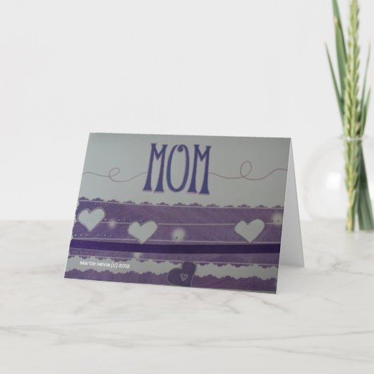 Mom - Scrapbook Card Karte (Vorderseite)