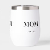 MOM Script gegr. 20XX Fett Schwarz Text Weiß (Rückseite)