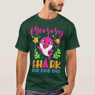 Mom SharkMomMomShark Lover Familie T-Shirt