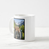 Mom Steady Hand Guided Me Brush Script 1 Foto Kaffeetasse (Vorderseite Links)