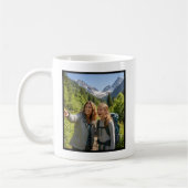 Mom Steady Hand Guided Me Brush Script 1 Foto Kaffeetasse (Links)