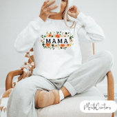 mom sweater t-shirt with flowers, minimalist desig sweatshirt