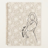 Mom-to-be Faux Lace Planer (Vorderseite)