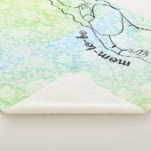 Mom-to-be Faux Lace Sherpadecke (3/4)