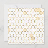 Mom to BEE Floral Baby Shower Invitation Einladung (Rückseite)