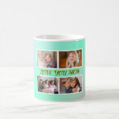 Mom Tribute 4-Photo Pastel Memory Kaffeetasse (Mittel)