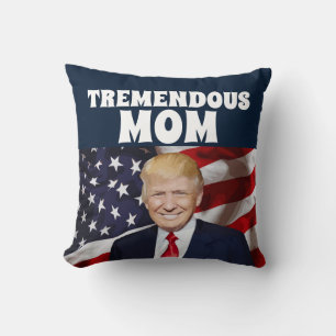MOM TRUMP THROW PILLOWS KISSEN