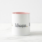 Mom wir lieben dich Black Script Tasse (Zentrum)