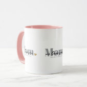 Mom wir lieben dich Black Script Tasse (Vorderseite Links)