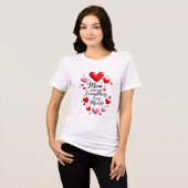 Mom you are everything in my life Tri-Blend shirt (Vorderseite voll)