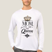 Mom you are the Queen Tri-Blend Shirt (Vorderseite)