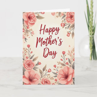 Mom, You Mean the World Mother's Day Card Karte