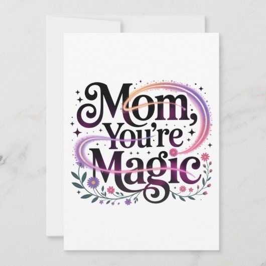 Mom, You’re Magic Einladung (Vorderseite)