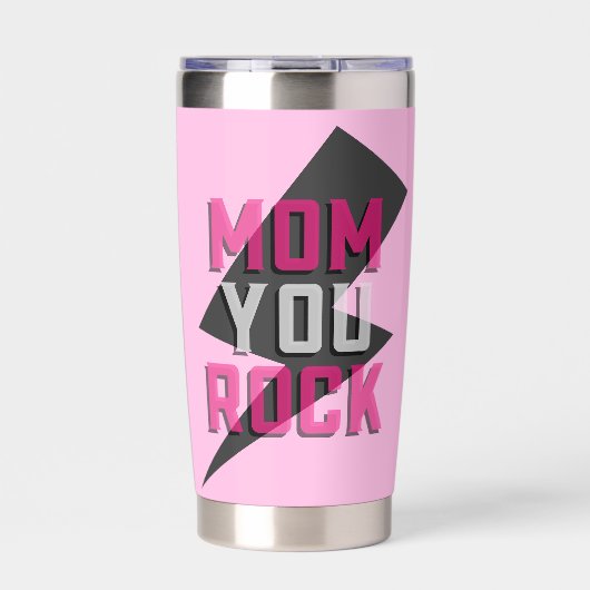MOM YOU ROCK Thermo-Becher Thermobecher (Vorderseite)