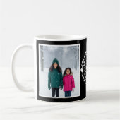 Mom You Were Right 2 Photo Funny Modern black  Kaffeetasse (Links)