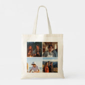 Mom You Were Right 4 Photo Collage Brush Script Tragetasche (Rückseite)