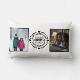 Mom You Were Right Two Photo Modern Keepsake Lendenkissen