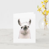 Moma Lama Karte (Gelbe Blume)