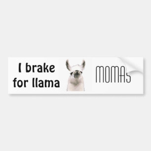 Moma Llama Autoaufkleber
