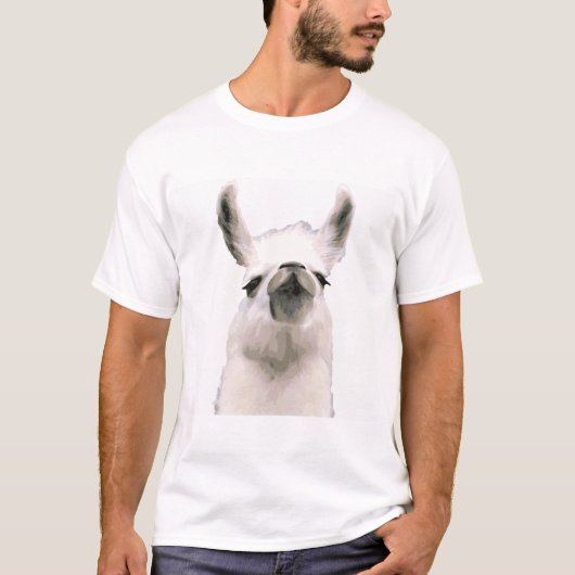 Moma Llama no Drama Here T-Shirt (Vorderseite)