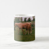Moma Pferd und Babypferd Kaffeetasse (Mittel)