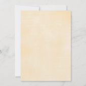 Moma to Bee Honeybee Wildblume Yellow Baby Shower Einladung (Rückseite)