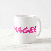 Momager für Boss Lady Mama Momprenuer Kaffeetasse (VorderseiteRechts)