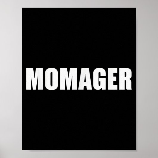 Momager-Leben lustiger Muttertag Poster (Vorne)
