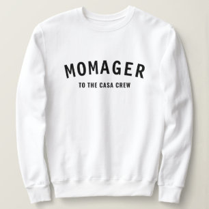 Momager   Moderne Mama Manager Hunde Namen Instagr Sweatshirt