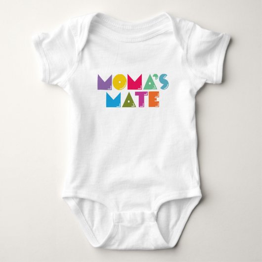 Moma's Mate T - Shirt Baby Bodysuit (Vorderseite)