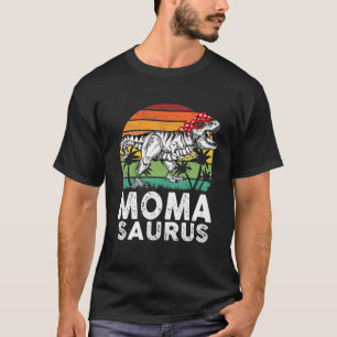 Momasaurus Funny T Rex Dinosaur Moma Saurus Famili T-Shirt