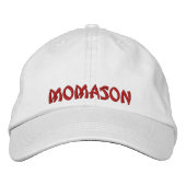 Momason Bestickte Baseballkappe (Vorderseite)