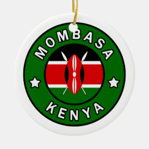 Mombasa Kenia Keramik Ornament