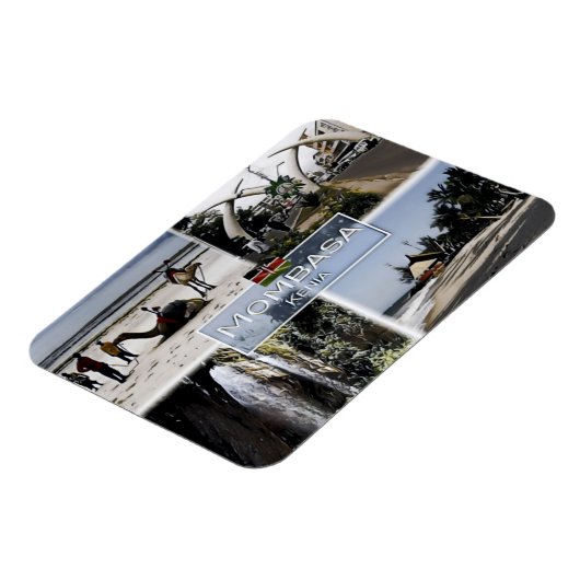 Mombasa - Kenia - Mosaik - Magnet (Linke Seite)