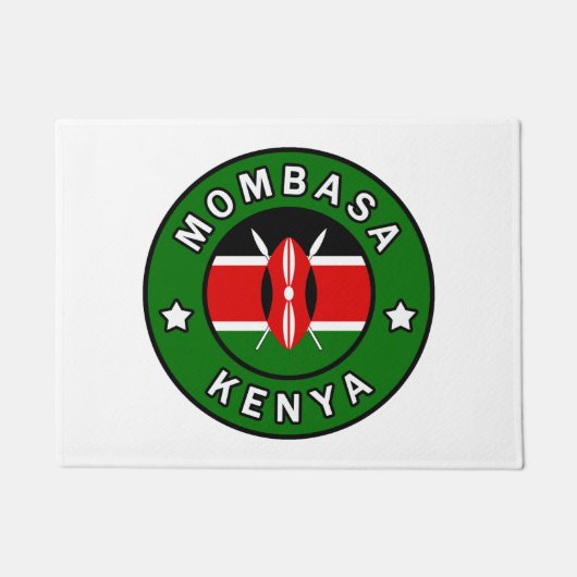 Mombasa Kenya Fußmatte (Vorderseite)
