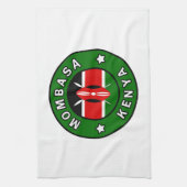 Mombasa Kenya Geschirrtuch (Vertikal)