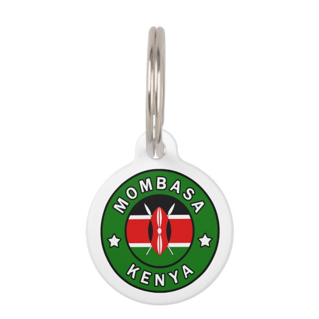 Mombasa Kenya Haustiermarke (Vorderseite)