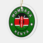Mombasa Kenya Keramik Ornament (Links)