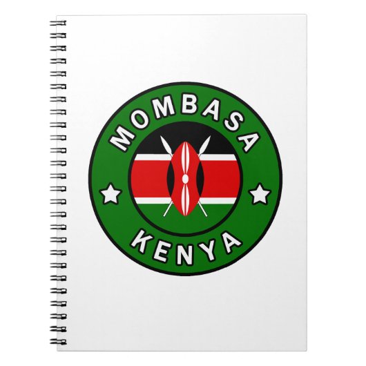 Mombasa Kenya Notizblock (Vorderseite)