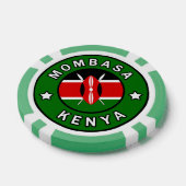 Mombasa Kenya Pokerchips (Einzeln)