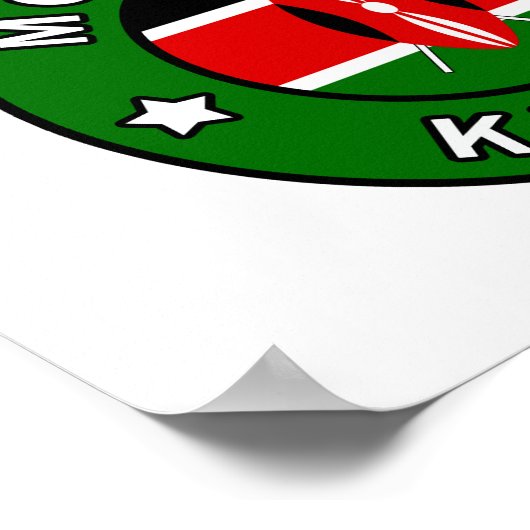 Mombasa Kenya Poster (Ecke)