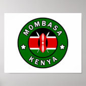 Mombasa Kenya Poster (Vorne)