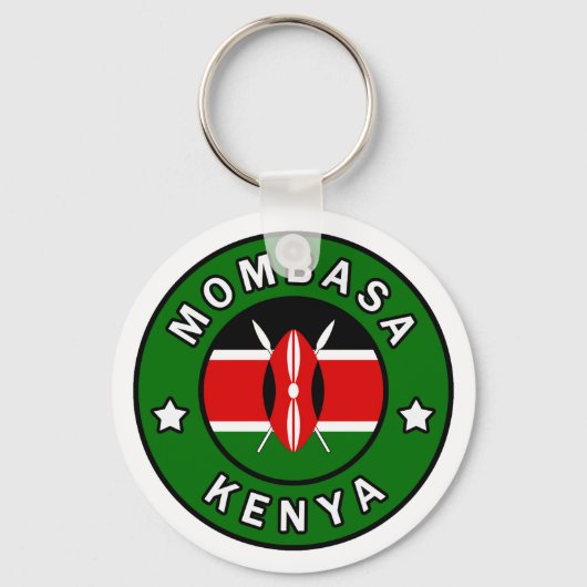 Mombasa Kenya Schlüsselanhänger (Vorderseite)