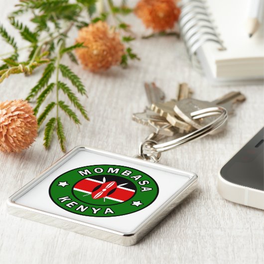 Mombasa Kenya Schlüsselanhänger (Seite)