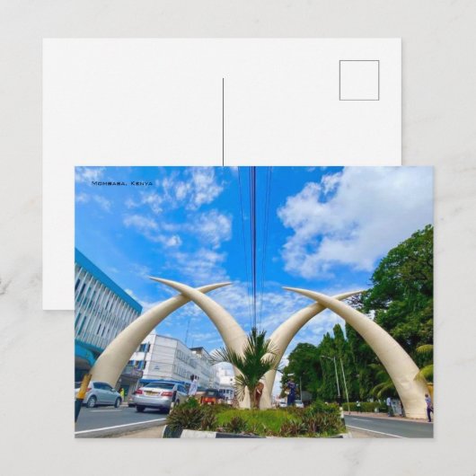 Mombasa Postcard Postkarte (Vorne/Hinten)