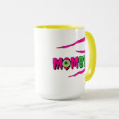 MOMbie Ghoulishly Fun Funny Halloween Tasse (VorderseiteRechts)