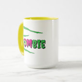 MOMbie Ghoulishly Fun Funny Halloween Tasse (Vorderseite Links)